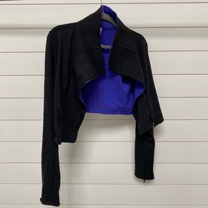 Lululemon crop moto jacket